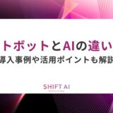 チャットボットとAIの違いとは？導入事例や活用ポイントも解説