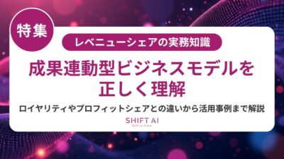 レベニューシェアとは？プロフィットシェアの違いやメリット・契約リスク・選び方を解説