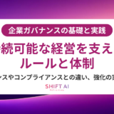 ガバナンスとは？企業・IT・データまで理解する基本と強化のポイント