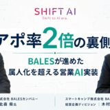 アポ率2倍の裏側｜BALESが進めた属人化を超える営業AI実装